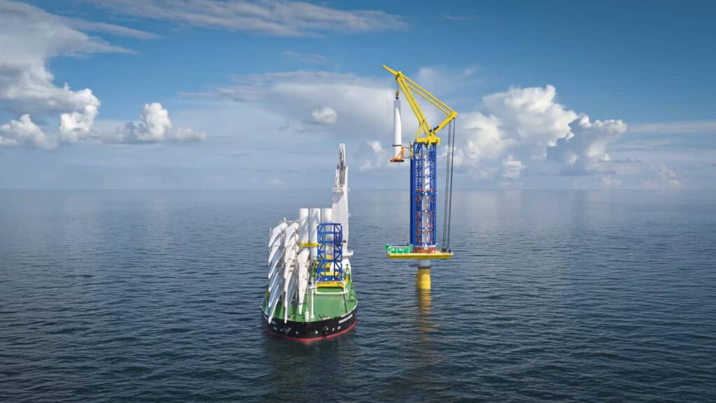 Rivoluzione nelle turbine offshore: WindSpider si costruisce da solo Futuro Prossimo