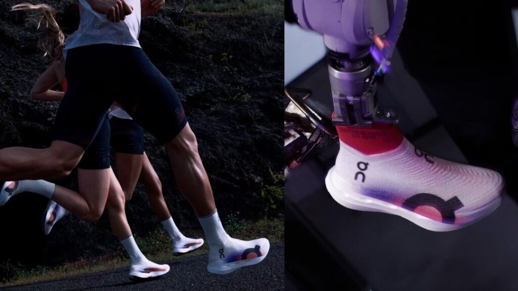 Sneakers spruzzate dal nulla: LightSpray sfida la gravità e il tempo Futuro Prossimo